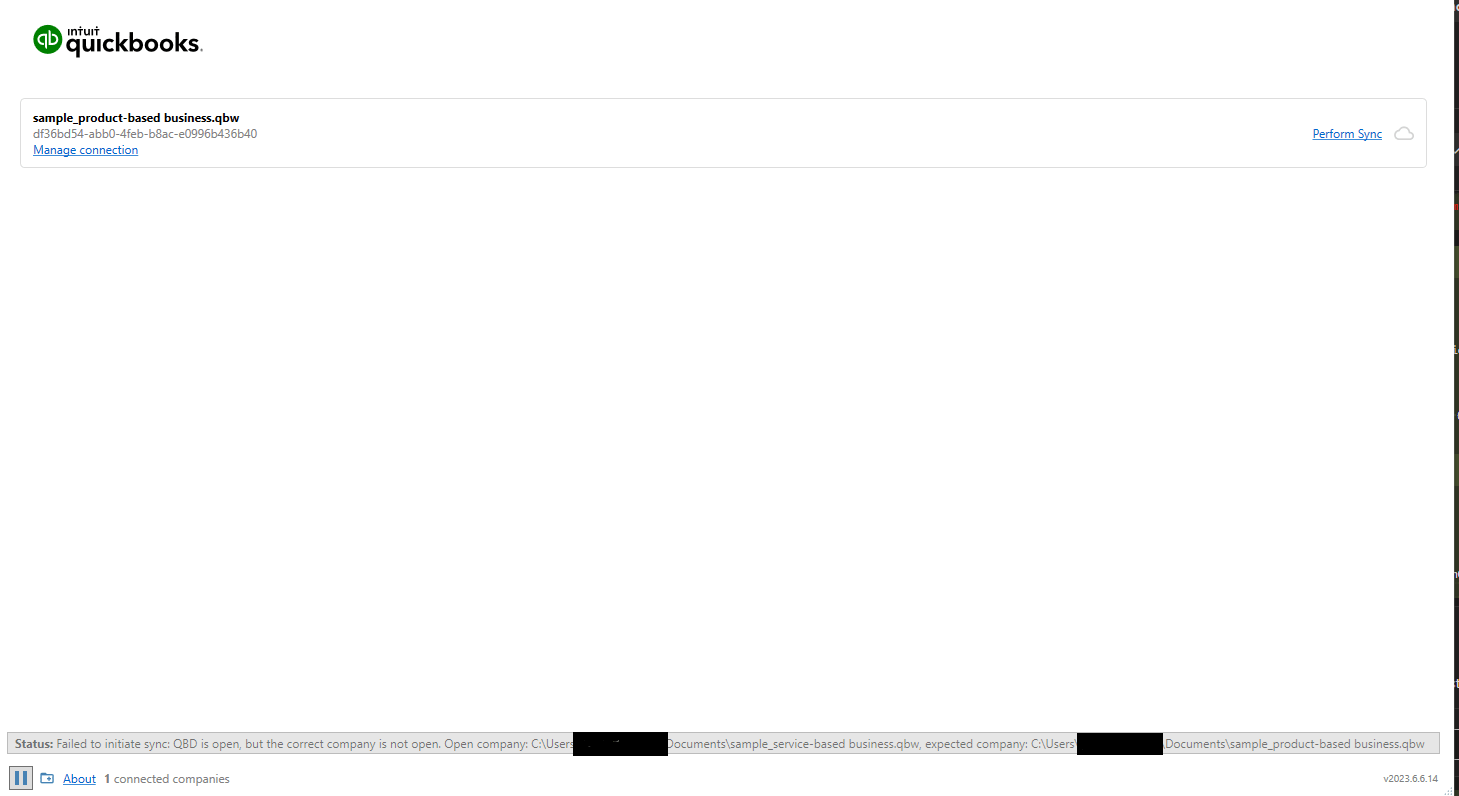 Connector, Incorrect Company Open Image